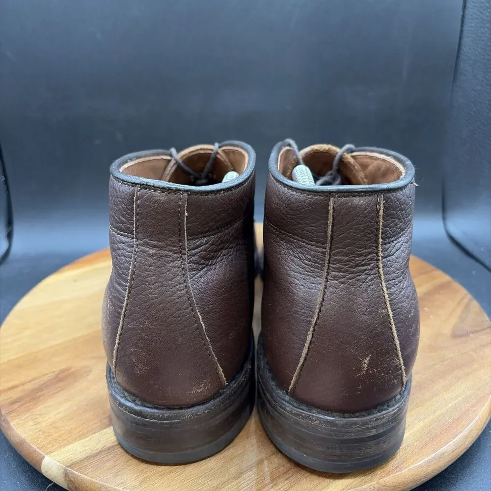 Allen Edmonds Malvern Chukka Boots Mens Size 10 D Brown Grain 9181